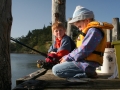 A line in at the Pukenui Wharf, 5 minute walk from Pukenui Holiday Park